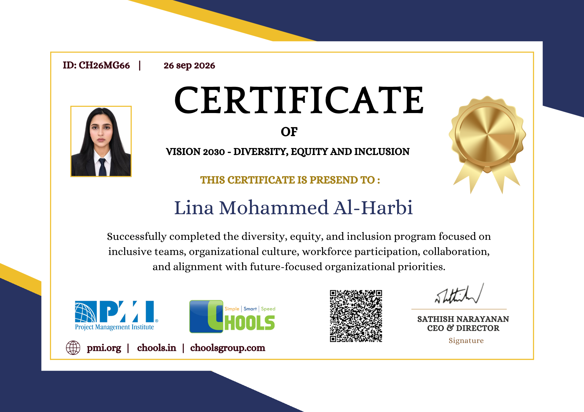 Management Programs Certificate